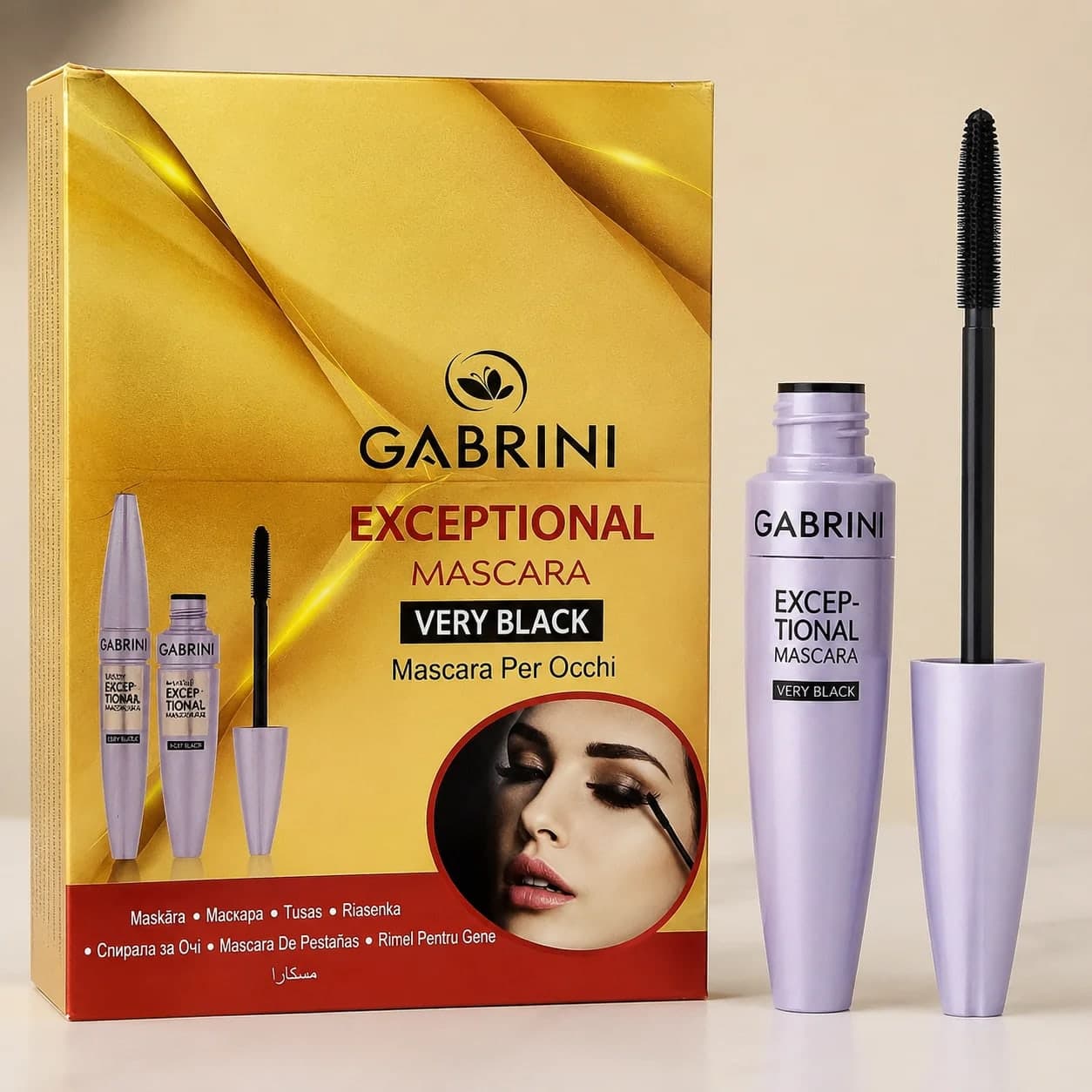 Gabrini mascara exceptional Very black